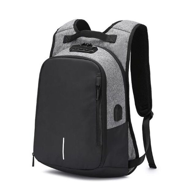 

backpack 2021 men anti theft 14inch lapexternal usb charge multi-function for male waterproof bag