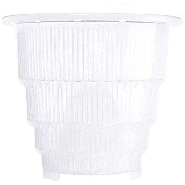 

planters & pots clear flower pot orchid with breathable hole slotted plastic planter container for garden deskdecor