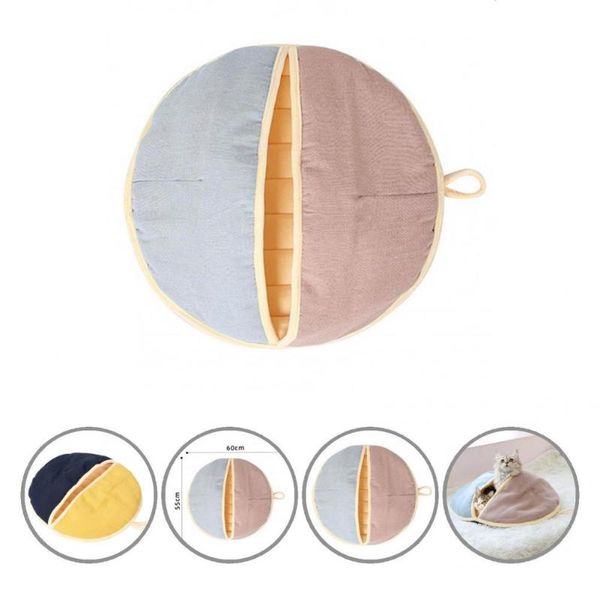 

cat beds & furniture skin friendly convenient creative kitten bed nest anti-slip bottom mattress elastic pet supplies