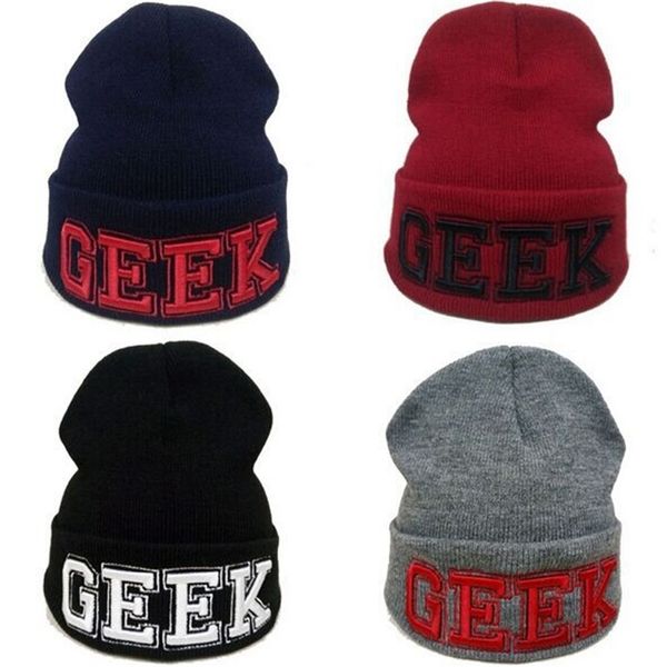 

beanies sale new men's and women's autumn winter three-dimensional geek bonded knitted wool hat ski pullover, Blue;gray