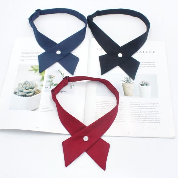 

neck ties adjustable cross bow for men & women solid business casual tie formal dress wedding cravat bowtie, Blue;purple