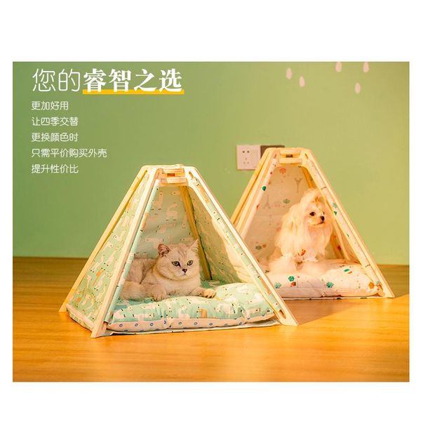 

cat beds & furniture tent four seasons general room closed pet bed small dog kennel supplies house