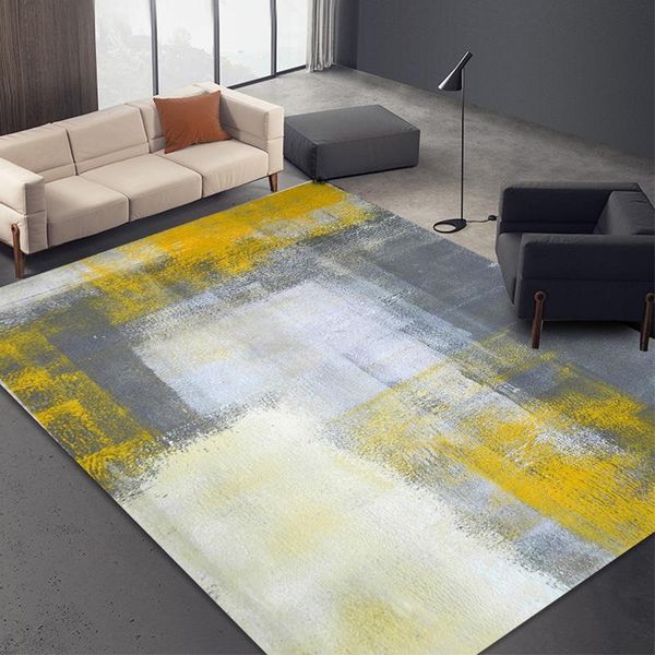 

carpets 1pcs nordic abstract living room floor mat bedroom carpet office entrance door 3d printed bedside blanket non-slip absorbent