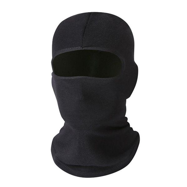 

cycling caps & masks balaclava winter full face mask outdoor beanies hats casual elastic breathable warm windproof cap, Black