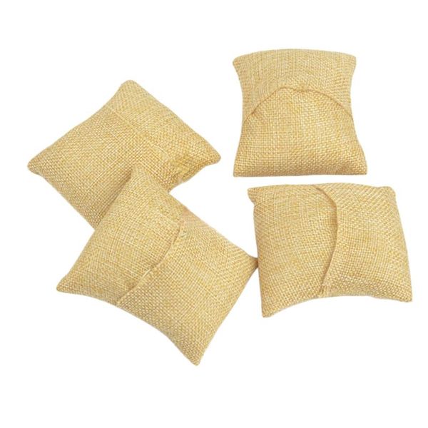 

pcs small jewelry display pillow bracelet bangle chain holder watch organizer (jute) gift wrap