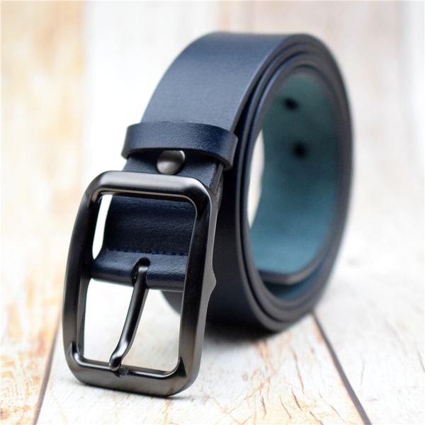 

wmen belt black green blue coffee belts for men 2021 cinturon hombre genuine leather male strap, Black;brown