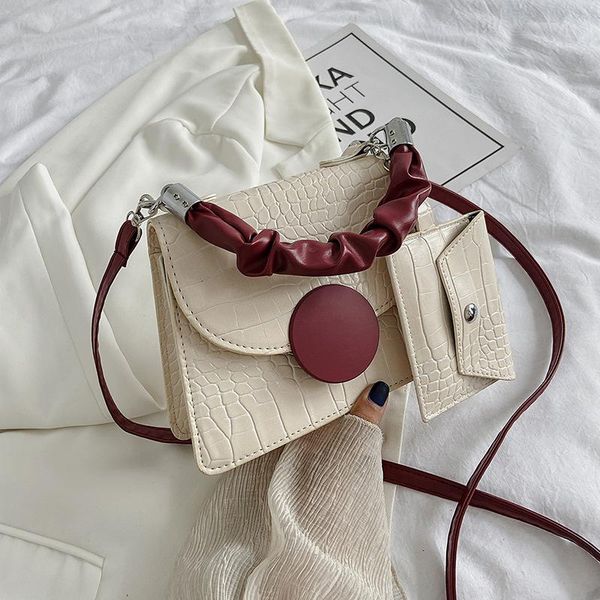 

pu leather one-shoulder handbag underarm retro female small bag clutch lady evening bags