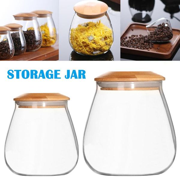 

storage bottles & jars 800ml/400ml preserve glass airtight kitchen containers tn99