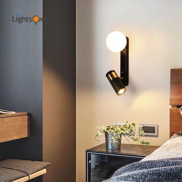 

wall lamp simple bedside light aisle balcony creative reading rotating