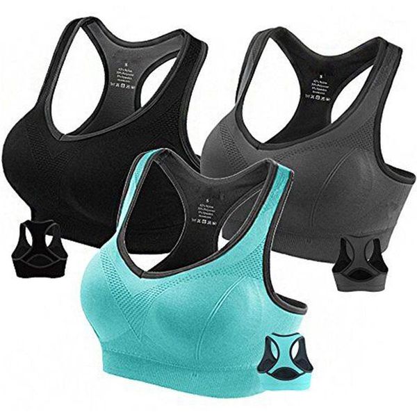 

yoga outfit seamless sports bra for women gym crop padded fitness push up workout brassiere sport bh active wear