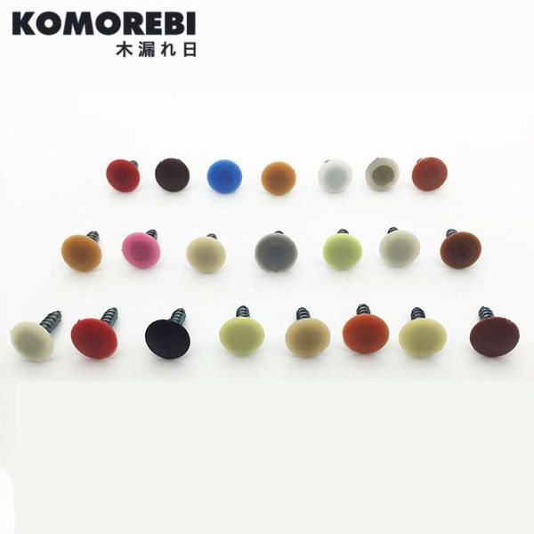 

furniture accessories komorebi plastic flat head screw cap cove 200pcs/set 25 colors