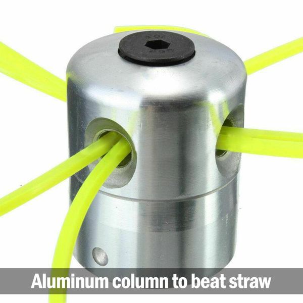 

watering equipments aluminum wheel garden brush lawn mower herbivore trimmer cutter tool grass head with 4lines