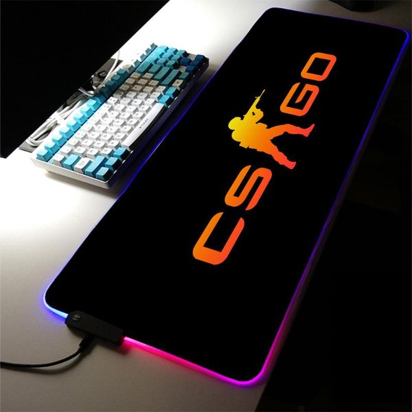 

mouse pads & wrist rests csgo gaming pad computer rgb large gamer carpet deskgame xxl 30x80cm