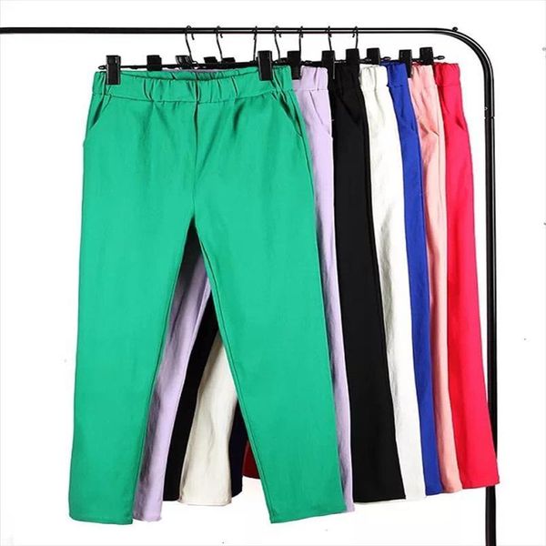 

arrival candy womens pant color jeans elastic waist plus size pants woman leggings s 6xl 110kg, Black;white