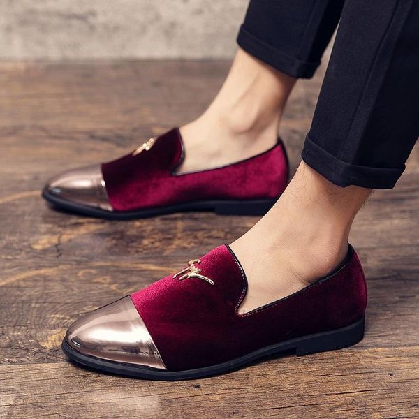 

dress shoes male shoe men mens loafers leather casual suede loafer fashion man moccasins for breathable slippers, Black