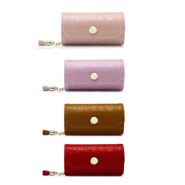 

women jewelry organizer roll travel case necklace bracelets earrings rings storage bag cosmetic bags & cases