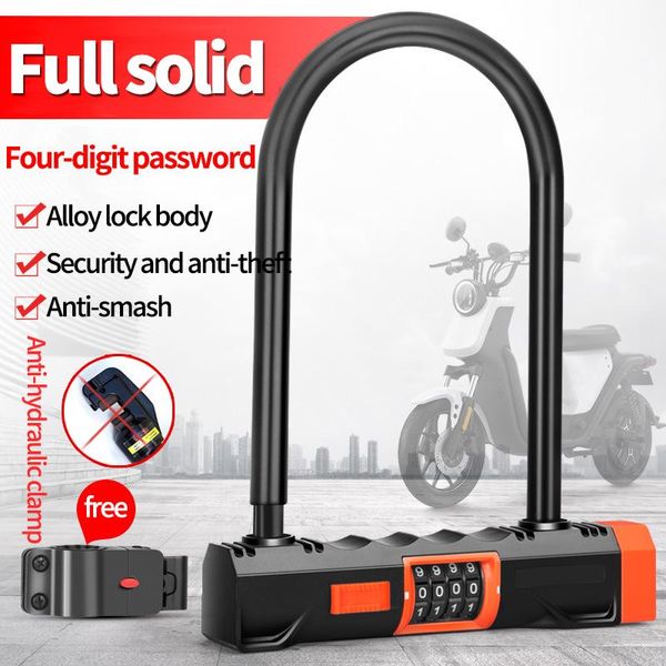 

bike locks xunting bicycle u lock/steel cable lock steel anti-theft safety