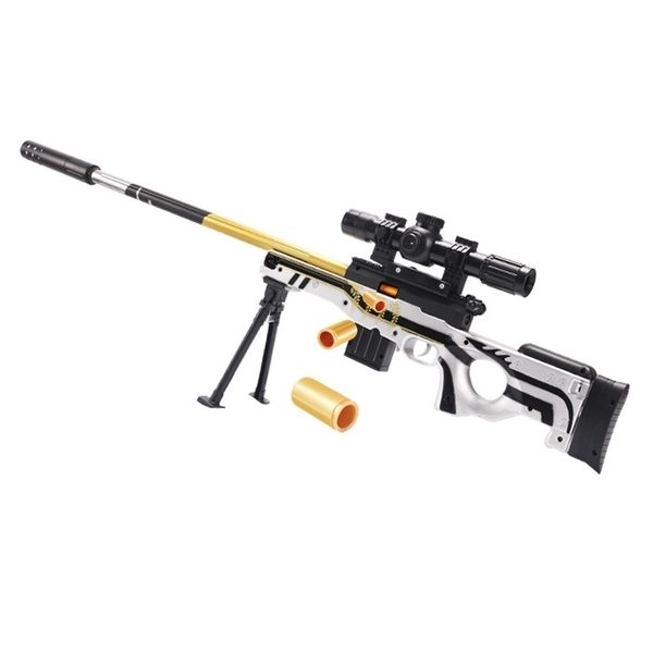 

0111awm children's toy shell throwing soft bullet gun boy simulation child large sniper grab 98k chicken