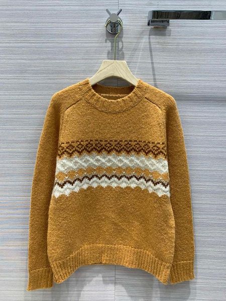 

women's sweaters ladies 2021 fashion long sleeve retro intarsia sweater 1109, White;black