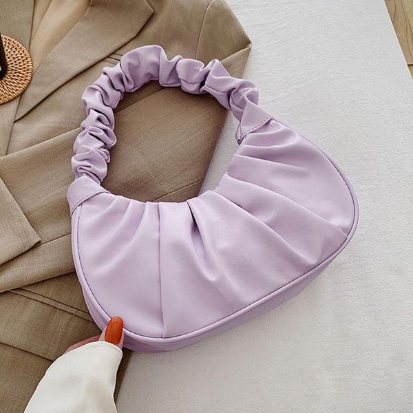 

evening bags yoreai handle bag women retro handbag pu leather shoulder totes underarm vintage folds pack female small subaxillary clutch