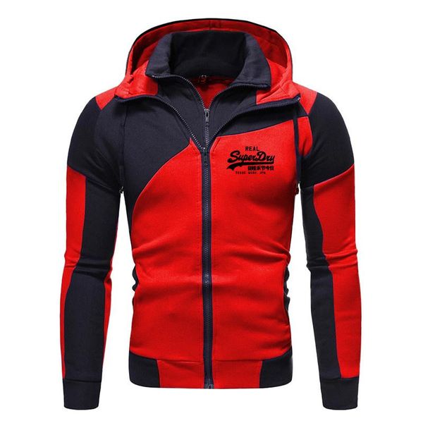 

men's jackets 2021 autumn fashion hoody harajuku printed men hoodies sweatshirts casual hooded coat zip cardigan m-3xl, Black;brown