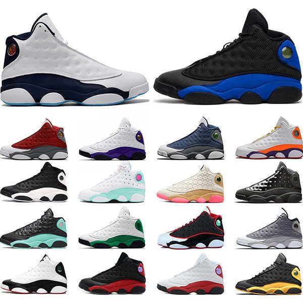 

2021 men basketball shoes 13 13s starfish red flint dark powder blue hyper royal playground he got game mens trainers sports sneakers
