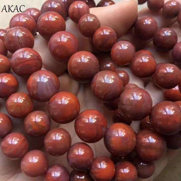 

other 8-10mm natural red china sardonyx agate bracelet for women men gift