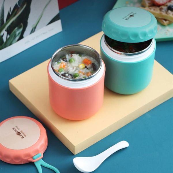 

water bottles portable mini insulated lunch box container with spoon stainless steel vacuum cup soup coffee