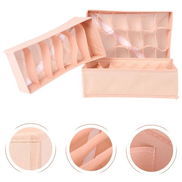 

storage drawers 3pcs home practical underwear boxes sock organizing containers )