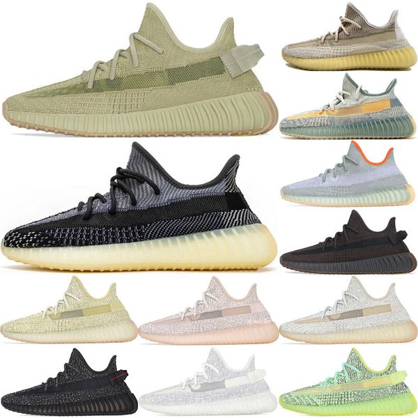 

2021 Top Quality factory_footwear With Box OG Mens Running Shoes Ash Blue Pearl Stone Sulfur Asriel Desert Sage Linen Static Cinder Women Sn