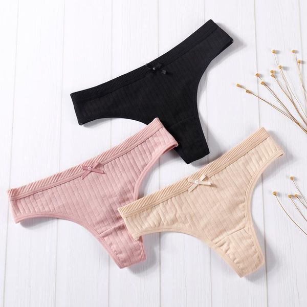 

women's panties -xxl for women cotton underwear female lingerie g-string underpants ladies casual bragas woman intimate thongs, Black;pink