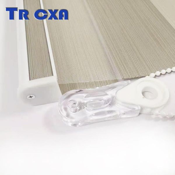 

blinds customized shades thicker fabric stripe blackout honrizontal with cassate