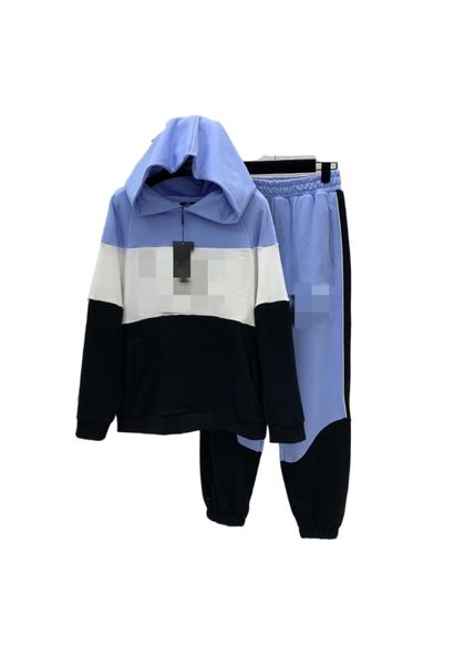 

2022 spring fashion hooded long sleeve coat and long pants brand same style 2 pieces sets women 1204-9, White