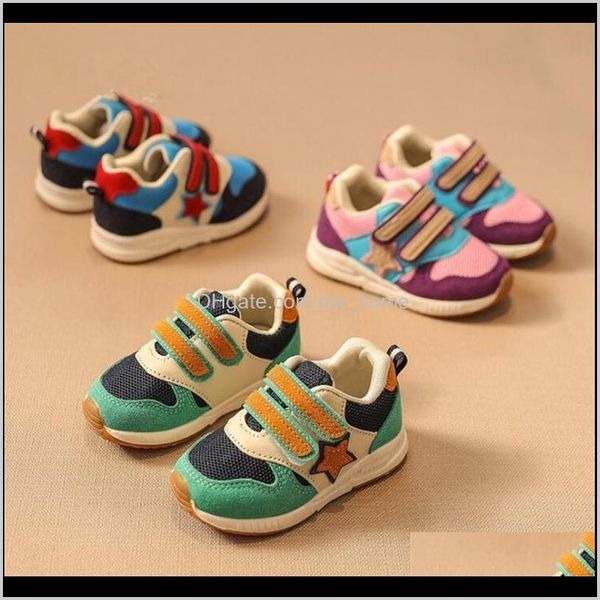 

baby maternity drop delivery 2021 sport children boys sneakers spring autumn net mesh breathable casual girls shoes running shoe for kids 20, Black;red