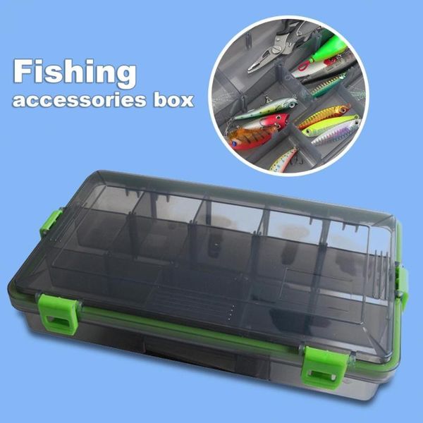 

fishing accessories detachable lure box 4 lock buckles plastic waterproof large capacity outdoor portable bait storage containers