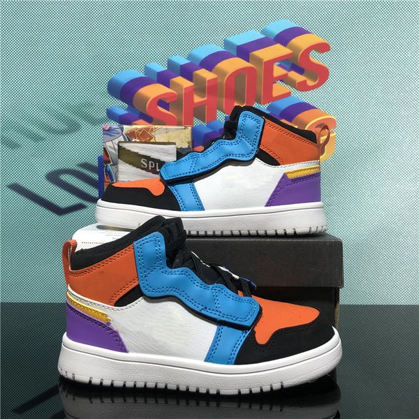 

2021 jumpman 1 low high baby kids basketball shoes travis scotti mid phantom chicago boy girls children toddler sport trainer sneaker size 2