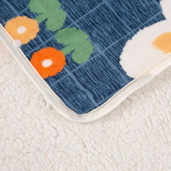 

blankets hooded printed shawl blanket wrap soft wearable throw rug for women men winter warm office nap sleeping lxac