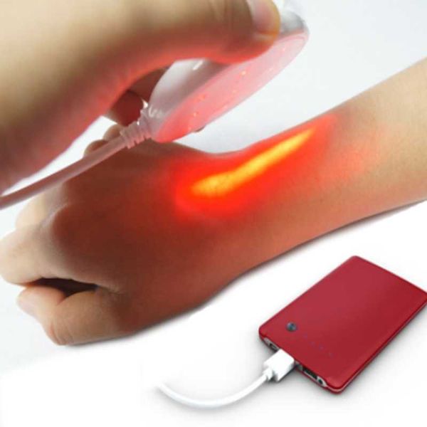 

electric massagers usb type 650nm lllt laser light therapy pad for the pain management