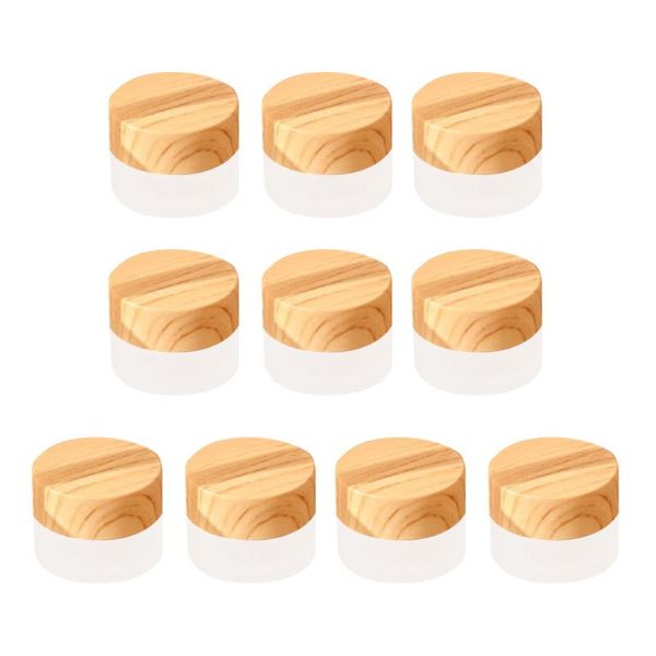 

storage bottles & jars 10pcs 5g compact frosted glass eye cream bottle cosmetics sub