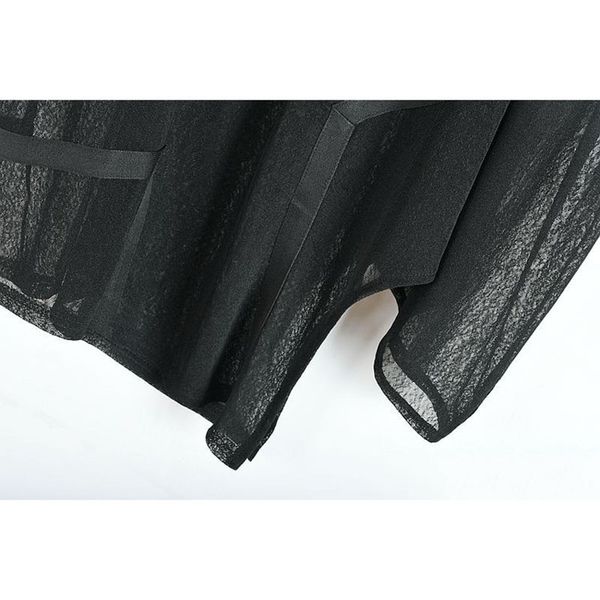 

xitao irregular t shirt women fashion thin white black pullover goddess fan casual style loose minority tee dzl1184