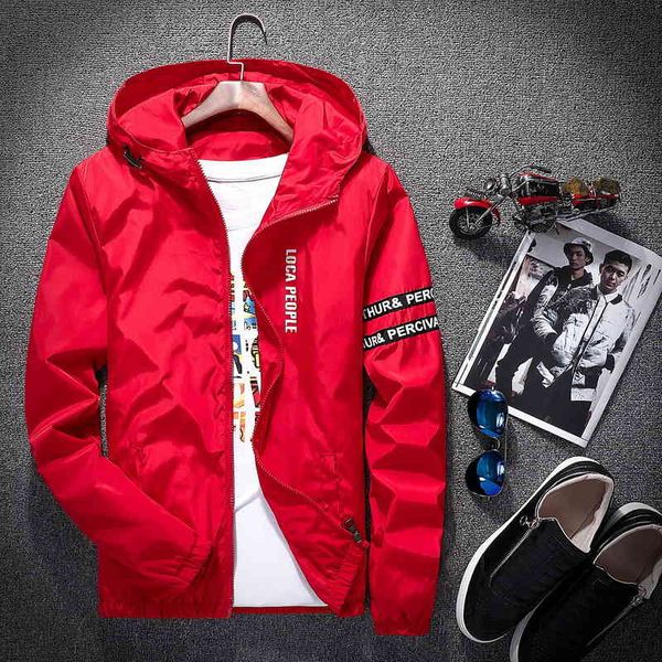 

spring autumn new fashion slim fit young men hooded jacket thin jackets brand casual windbreaker quality, Black;brown