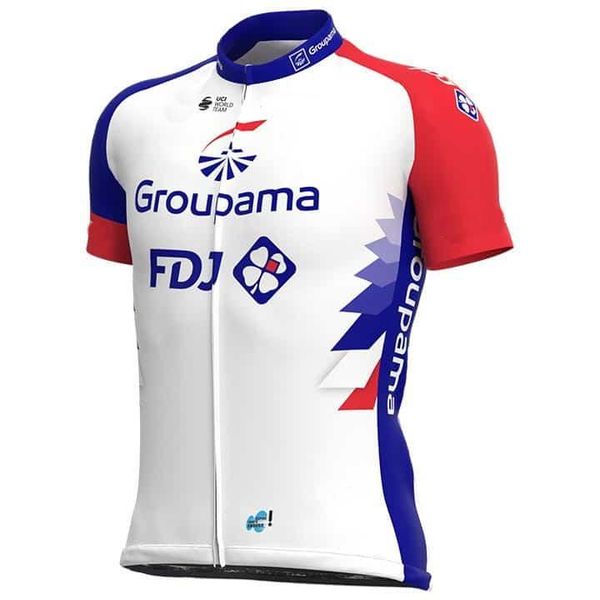 

racing jackets 2021 groupama fdj pro team only short sleeve cycling jersey summer wear ropa ciclismo with power band, Black;red