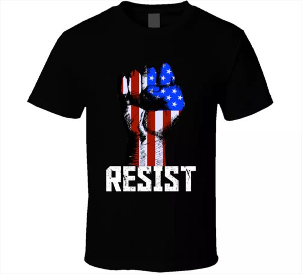 

resist tees anti logo vintage american flag men's t shirt take a knee gift new, White;black