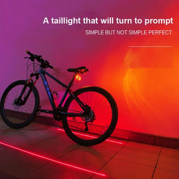 

bike lights bicycle light wireless brake version flash safety rear turn remote control turning laser