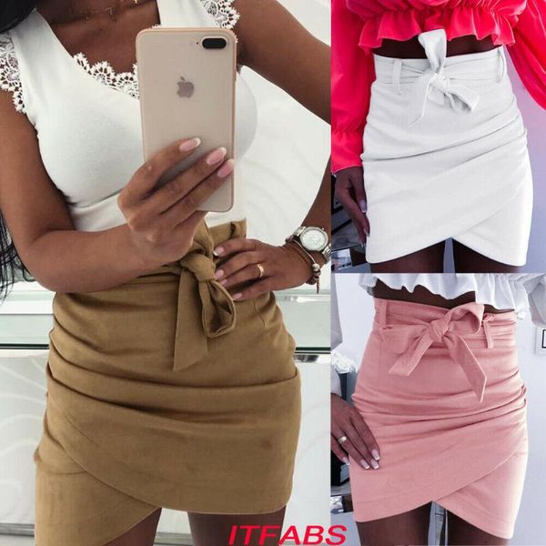 

skirts 2021 est women's bodycon short mini skirt solid slim seamless stretch tight pencil, Black