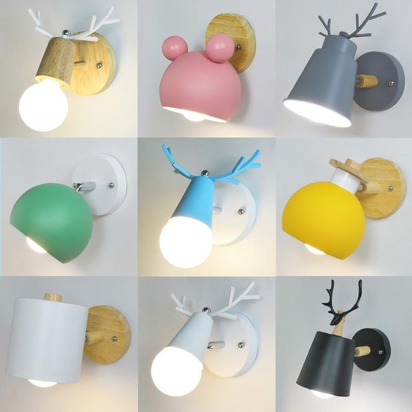

wall lamp energy-saving nordic living room aisle modern simple bedroom background creative led bathroom mirror front