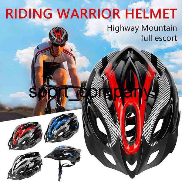 Casco da ciclismo Casco da bicicletta Ultraleggero Rosso Mountain Road Casco modulare per moto Caschi per bici da corsa Regolabile unisex