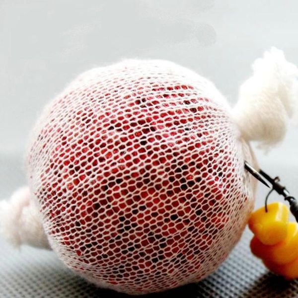 

2pcs pva 25/37mm mesh refill carp fishing stocking boilie rig bait bags accessories