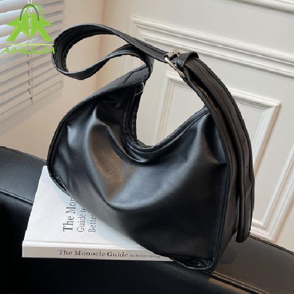 

evening bags purses and handbags for women soft pu leather shoulder fashion capacity ladies underarm bag