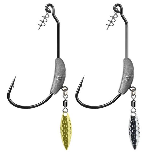 

3pcs/set crank fising hook with lead sequins lure fishing name: and hooks